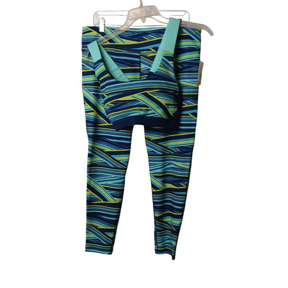 Everlast Womens Performance Leggings & Sports Bra Set XL Compression NWT #D-44
